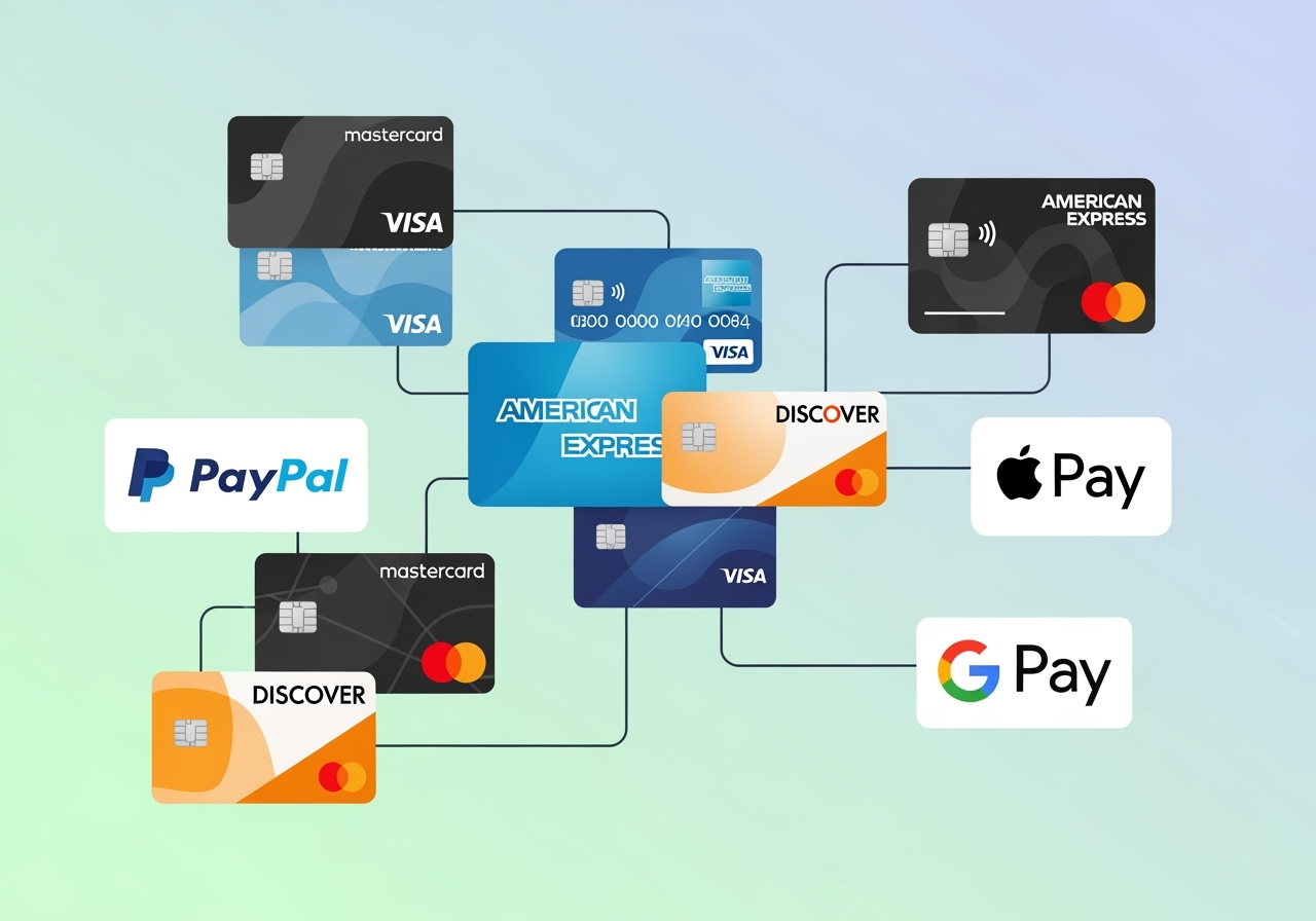 Credit cards and payment methods for Azerbaijan visa application